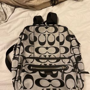 Coach backpack EUC